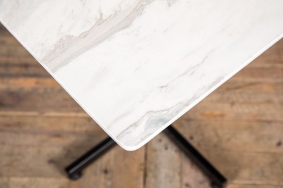 marble effect dining table